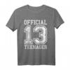 Offizielles Teenager 13. Geburtstag T-Shirt für Mädchen und Jungen - Perfektes Geschenk für den besonderen 13. Geburtstag