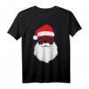 Lustiges Weihnachtsmann Nikolaus Weihnachtsshirt für die ganze Familie – Festliches Weihnachtsoutfit für Männer, Frauen und Kinder mit Bart, Hut und Sonnenbrille