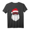 Lustiges Weihnachtsmann Nikolaus Weihnachtsshirt für die ganze Familie – Festliches Weihnachtsoutfit für Männer, Frauen und Kinder mit Bart, Hut und Sonnenbrille