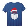 Lustiges Weihnachtsmann Nikolaus Weihnachtsshirt für die ganze Familie – Festliches Weihnachtsoutfit für Männer, Frauen und Kinder mit Bart, Hut und Sonnenbrille