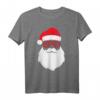 Lustiges Weihnachtsmann Nikolaus Weihnachtsshirt für die ganze Familie – Festliches Weihnachtsoutfit für Männer, Frauen und Kinder mit Bart, Hut und Sonnenbrille
