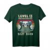 Level 13 Geburtstag T-Shirt für Jungen - Lustiges Gamer Geschenk mit Spruch 'Level 13 Freigeschaltet' für 13-Jährige