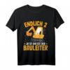 Kinder 2. Geburtstag Bagger T-Shirt für Jungen - Perfektes Geschenk zum Kindergeburtstag & Bauleiter Motto