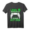Level 15 Geburtstag Junge Gamer T-Shirt - Lustiges Gaming Geschenk für Teenager & Zocker zum 15. Geburtstag 2008