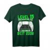 Level 15 Geburtstag Junge Gamer T-Shirt - Lustiges Gaming Geschenk für Teenager & Zocker zum 15. Geburtstag 2008