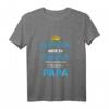 Kinder Ich versuche mich zu benehmen aber ich komme nach Papa T-Shirt - Lustiges Geschenk für Kinder, Bruder, Vater & Familienfeier