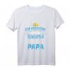 Kinder Ich versuche mich zu benehmen aber ich komme nach Papa T-Shirt - Lustiges Geschenk für Kinder, Bruder, Vater & Familienfeier
