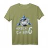 Kinder Hai Geburtstagsshirt für 6 Jahre – Lustiges Geburtstagsoutfit für Jungen und Mädchen mit Haifisch-Design