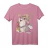 HapDog Bambi Thumper Vintage Floral Portrait T-Shirt – Lizenziertes Disney Fan Shirt für Geburtstagsfeier & Nostalgie-Liebhaber