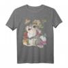 HapDog Bambi Thumper Vintage Floral Portrait T-Shirt – Lizenziertes Disney Fan Shirt für Geburtstagsfeier & Nostalgie-Liebhaber