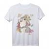 HapDog Bambi Thumper Vintage Floral Portrait T-Shirt – Lizenziertes Disney Fan Shirt für Geburtstagsfeier & Nostalgie-Liebhaber