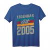 Lustiges 19. Geburtstag T-Shirt für Junge & Mädchen - Witzige Geschenkidee und Partydeko für den 19. Geburtstag 2005