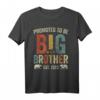 Big Brother Promoted To Big Brother 2023 T-Shirt – Süßes Retro-Vintage Design für Schwangerschaftsankündigung & Geschwistergeschenke