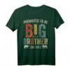 Big Brother Promoted To Big Brother 2023 T-Shirt – Süßes Retro-Vintage Design für Schwangerschaftsankündigung & Geschwistergeschenke