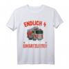 Kinder T-Shirt 4 Jahre Junge Feuerwehr - Geburtstagsshirt mit Einsatzleiter-Motiv für den 4. Geburtstag