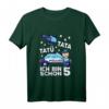 Kinder Ich bin 5 Polizei Tatü Tata Polizeiauto T-Shirt – Lustiges Geburtstagsgeschenk für kleine Polizei-Fans