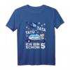 Kinder Ich bin 5 Polizei Tatü Tata Polizeiauto T-Shirt – Lustiges Geburtstagsgeschenk für kleine Polizei-Fans
