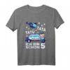 Kinder Ich bin 5 Polizei Tatü Tata Polizeiauto T-Shirt – Lustiges Geburtstagsgeschenk für kleine Polizei-Fans