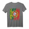 PORTUGAL Flagge T-Shirt für Damen, Herren und Kinder – Klassisch geschnitten, doppelt genähter Saum, perfekt für Fans und Reisen