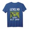 10 Jahre Level 10 Freigeschaltet Legendar Seit 2013 Kinder T-Shirt – Perfektes Gaming Geburtstagsgeschenk für Jungen