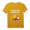 Kinder 4. Geburtstag T-Shirt - Ich bin schon 4 Jahre mit Feuerwehrauto Motiv, ideales Geschenk für kleine Feuerwehrfans und Geburtstagskinder