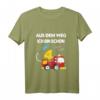 Kinder 4. Geburtstag T-Shirt - Ich bin schon 4 Jahre mit Feuerwehrauto Motiv, ideales Geschenk für kleine Feuerwehrfans und Geburtstagskinder
