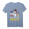 Kinder Geburtstagsshirt 4 Jahre Junge Pirat Piratenkostüm Geschenk T-Shirt – Perfekt für Piratenpartys, Geburtstage, Fasching & Einschulung