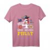 Kinder Geburtstagsshirt 4 Jahre Junge Pirat Piratenkostüm Geschenk T-Shirt – Perfekt für Piratenpartys, Geburtstage, Fasching & Einschulung