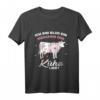 Kuh Shirt Damen Mädchen Landwirt Geschenk Kühe Rinder – Perfektes Tierliebhaber T-Shirt für Landwirte und Kuhbesitzer