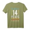 Geburtstag 14 Geschenke Shirt für Jungen & Mädchen - Lustiges T-Shirt zum 14. Geburtstag, klassisch geschnitten
