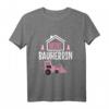 Kinder Richtfest Hausbau T-Shirt mit Bagger & Chefin der Baustelle - Lustiges Geschenk für kleine Bauherrinnen