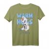 HapDog Frozen Olaf T-Shirt - Weihnachts- und Feiertagsmotiv mit Warm Hugs Spruch
