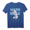 HapDog Frozen Olaf T-Shirt - Weihnachts- und Feiertagsmotiv mit Warm Hugs Spruch
