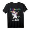 Legendär seit 2013 Dabbing Einhorn Sterne Kinder Geburtstag T-Shirt – Perfektes Geschenk für Einhorn-Fans und Geburtstagskinder