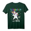 Legendär seit 2013 Dabbing Einhorn Sterne Kinder Geburtstag T-Shirt – Perfektes Geschenk für Einhorn-Fans und Geburtstagskinder