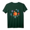 Sonnensystem Planeten Sonne T-Shirt für Kinder und Erwachsene – Perfektes Astronomie Geschenk zum Geburtstag, Weihnachten & Ostern