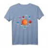 Sonnensystem Planeten Sonne T-Shirt für Kinder und Erwachsene – Perfektes Astronomie Geschenk zum Geburtstag, Weihnachten & Ostern