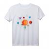 Sonnensystem Planeten Sonne T-Shirt für Kinder und Erwachsene – Perfektes Astronomie Geschenk zum Geburtstag, Weihnachten & Ostern