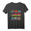 Kinder Eisenbahn T-Shirt mit Lokomotiven – Buntes Design für Jungen und Mädchen, perfekt als Geschenk für kleine Züge-Fans