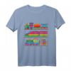 Kinder Eisenbahn T-Shirt mit Lokomotiven – Buntes Design für Jungen und Mädchen, perfekt als Geschenk für kleine Züge-Fans