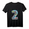 Kinder 2. Geburtstag T-Shirt mit Traktor - Lustiges Geburtstagsoutfit für Jungen und Mädchen, perfektes Geschenk für Zweijährige