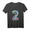 Kinder 2. Geburtstag T-Shirt mit Traktor - Lustiges Geburtstagsoutfit für Jungen und Mädchen, perfektes Geschenk für Zweijährige