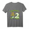Kinder T-Shirt zum 2. Geburtstag mit Traktor-Design - Lustiges Geschenk für kleine Traktorfahrer Jungen