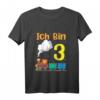 Kinder 3. Geburtstag Junge - Ich Bin Drei Jahre Alt Zug Eisenbahn T-Shirt für den dritten Kindergeburtstag