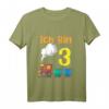 Kinder 3. Geburtstag Junge - Ich Bin Drei Jahre Alt Zug Eisenbahn T-Shirt für den dritten Kindergeburtstag