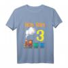 Kinder 3. Geburtstag Junge - Ich Bin Drei Jahre Alt Zug Eisenbahn T-Shirt für den dritten Kindergeburtstag