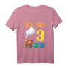 Kinder 3. Geburtstag Junge - Ich Bin Drei Jahre Alt Zug Eisenbahn T-Shirt für den dritten Kindergeburtstag