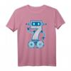 Roboter T-Shirt für Kinder zum 7. Geburtstag - Niedliches Robotik Design für Jungen & Mädchen, Perfekt für Geburtstagsfeiern