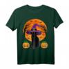 Süße schwarze Katze Hexe Kürbis Halloween T-Shirt – Klassisch geschnitten, perfekt für Halloween und Tierliebhaber