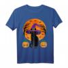 Süße schwarze Katze Hexe Kürbis Halloween T-Shirt – Klassisch geschnitten, perfekt für Halloween und Tierliebhaber
